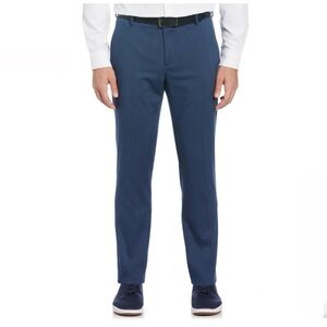 Men's Perry Ellis Slim Fit Dress Pants in Azure